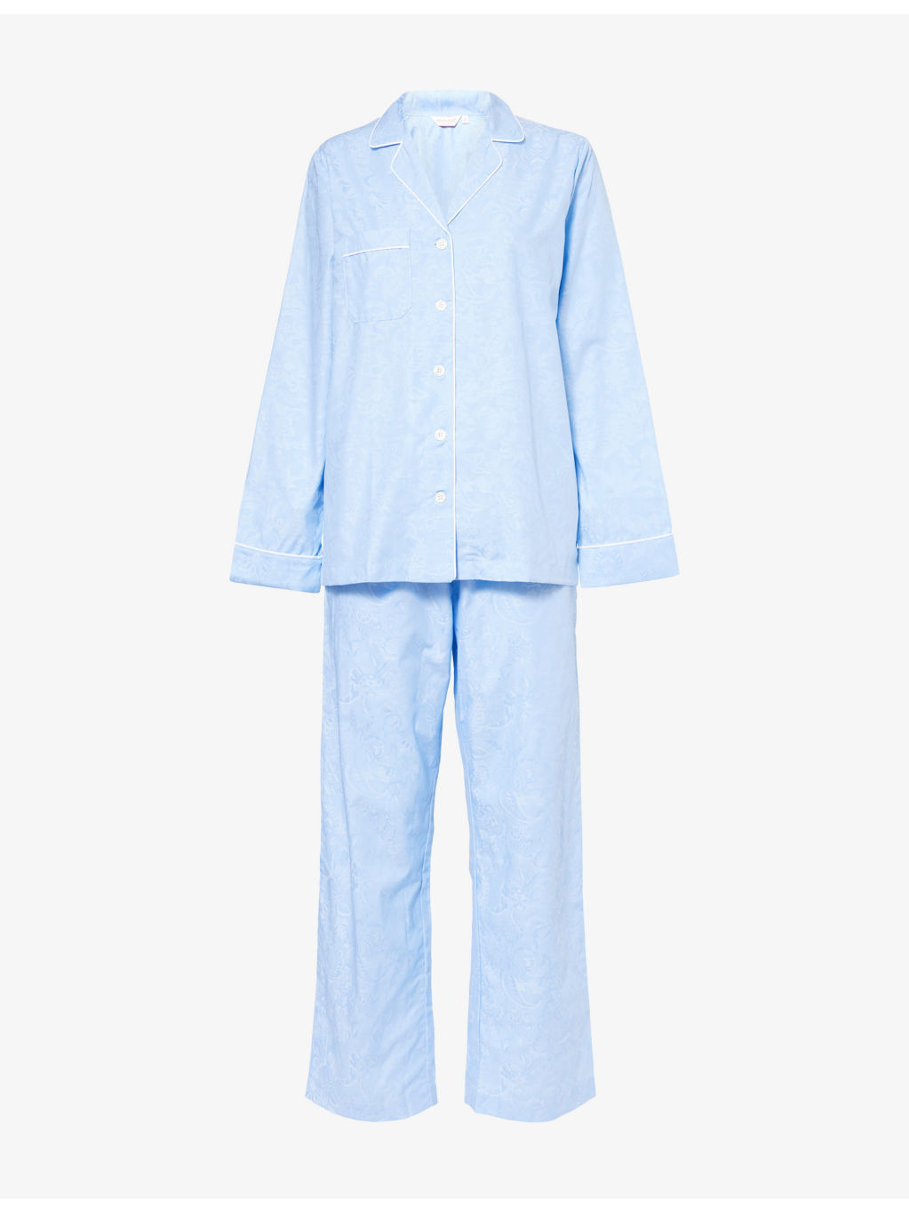 Paris Jacquard Cotton Pyjama Set - 1
