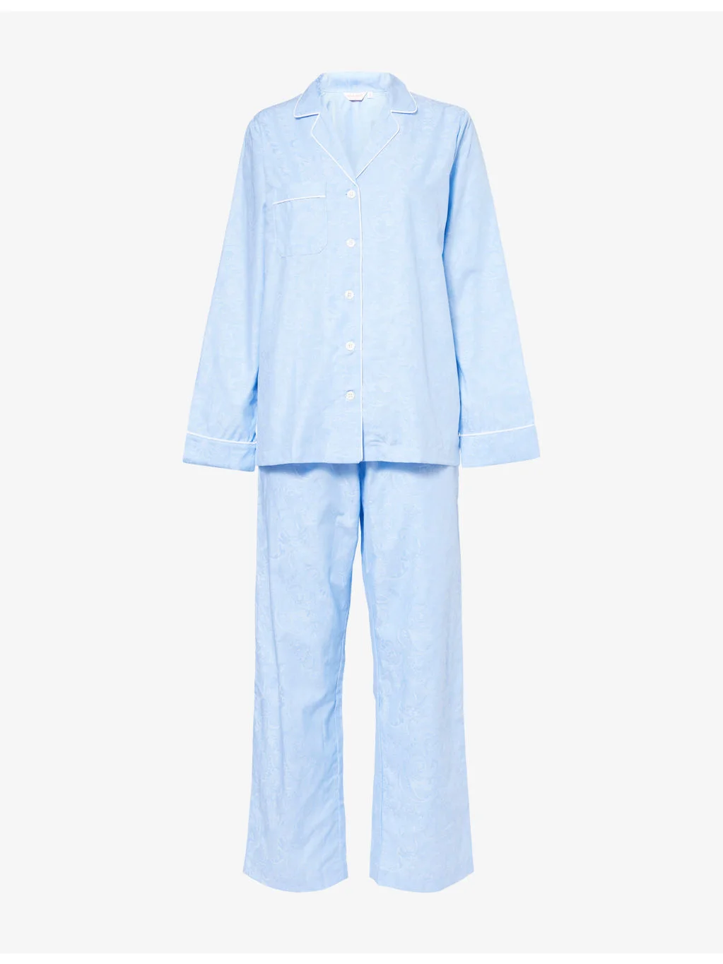 Paris Jacquard Cotton Pyjama Set - 1