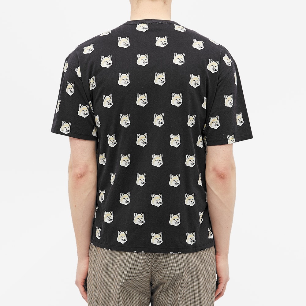 Maison Kitsuné All-Over Pastel Fox Head Tee - 4