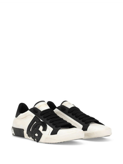 Dolce & Gabbana Portofino leather sneakers outlook