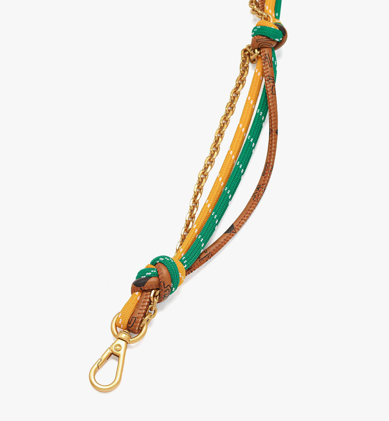 MCM Aren Shoulder Strap in Cotton and Visetos outlook