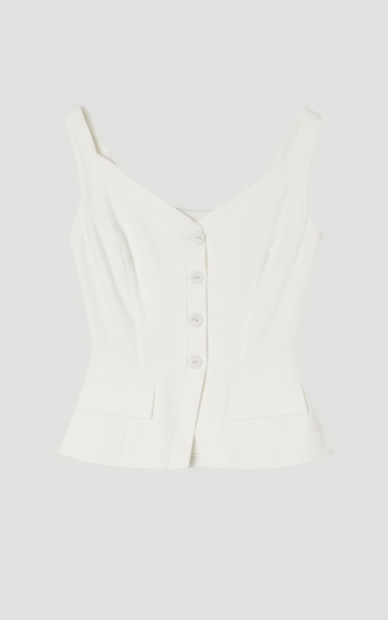 Plus Size Tailored Tux Corset Top 4