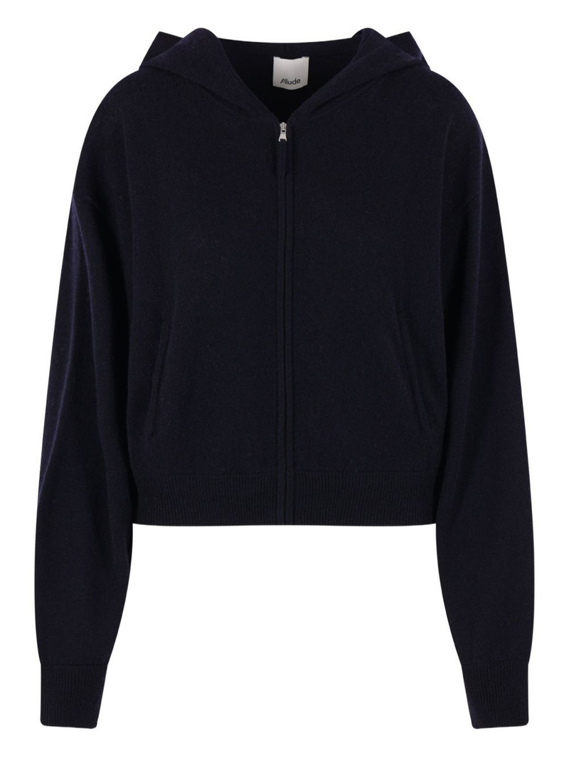 zip-fastening hoodie 1