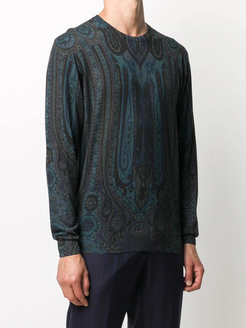 paisley-print sweatshirt - 3