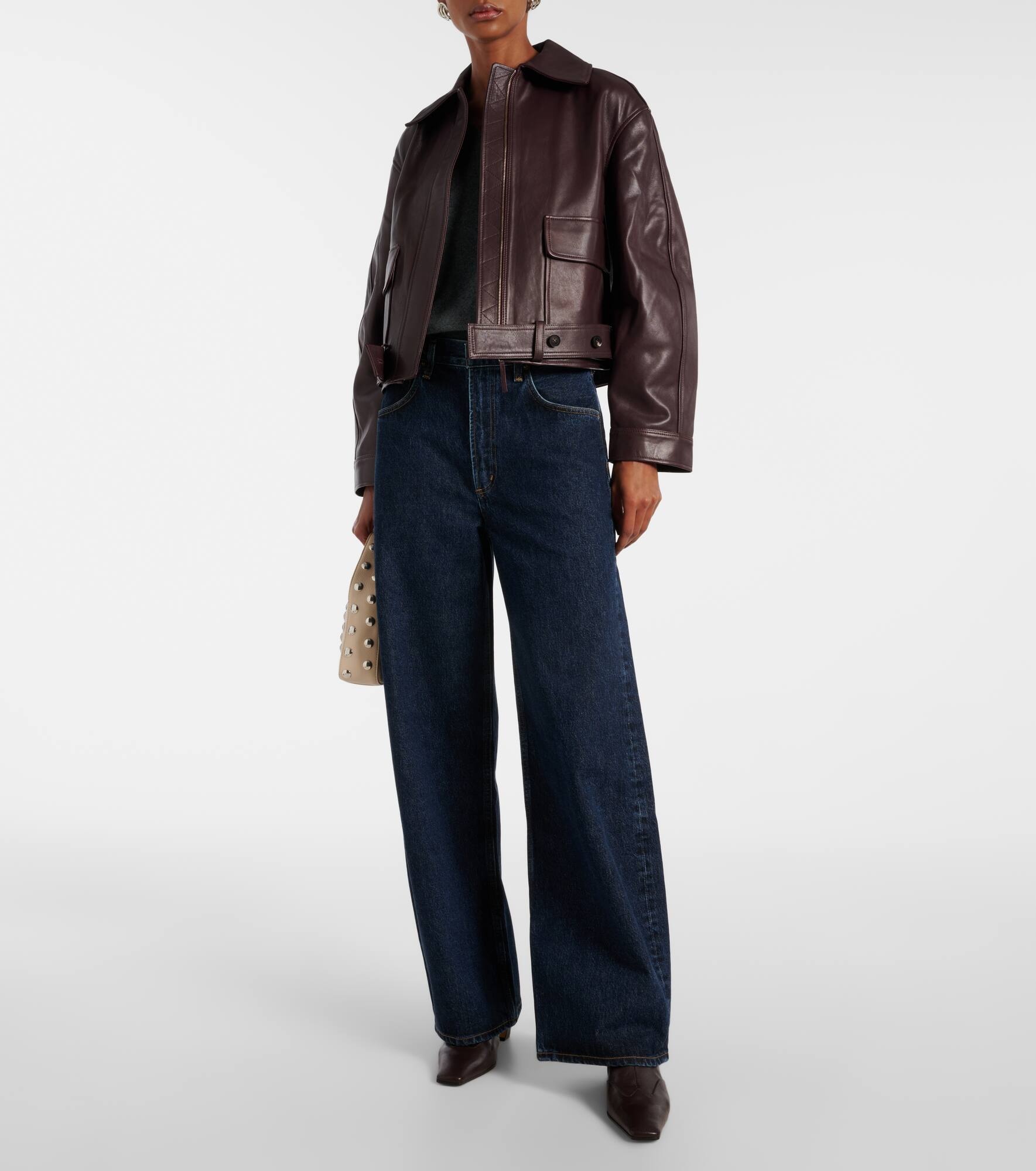 Low Curve mid-rise barrel-leg jeans - 2