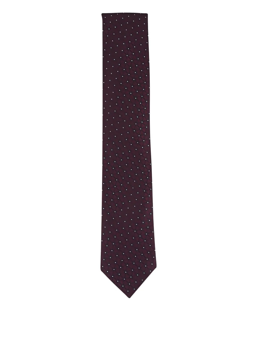 floral-pattern pointed-tip tie - 1