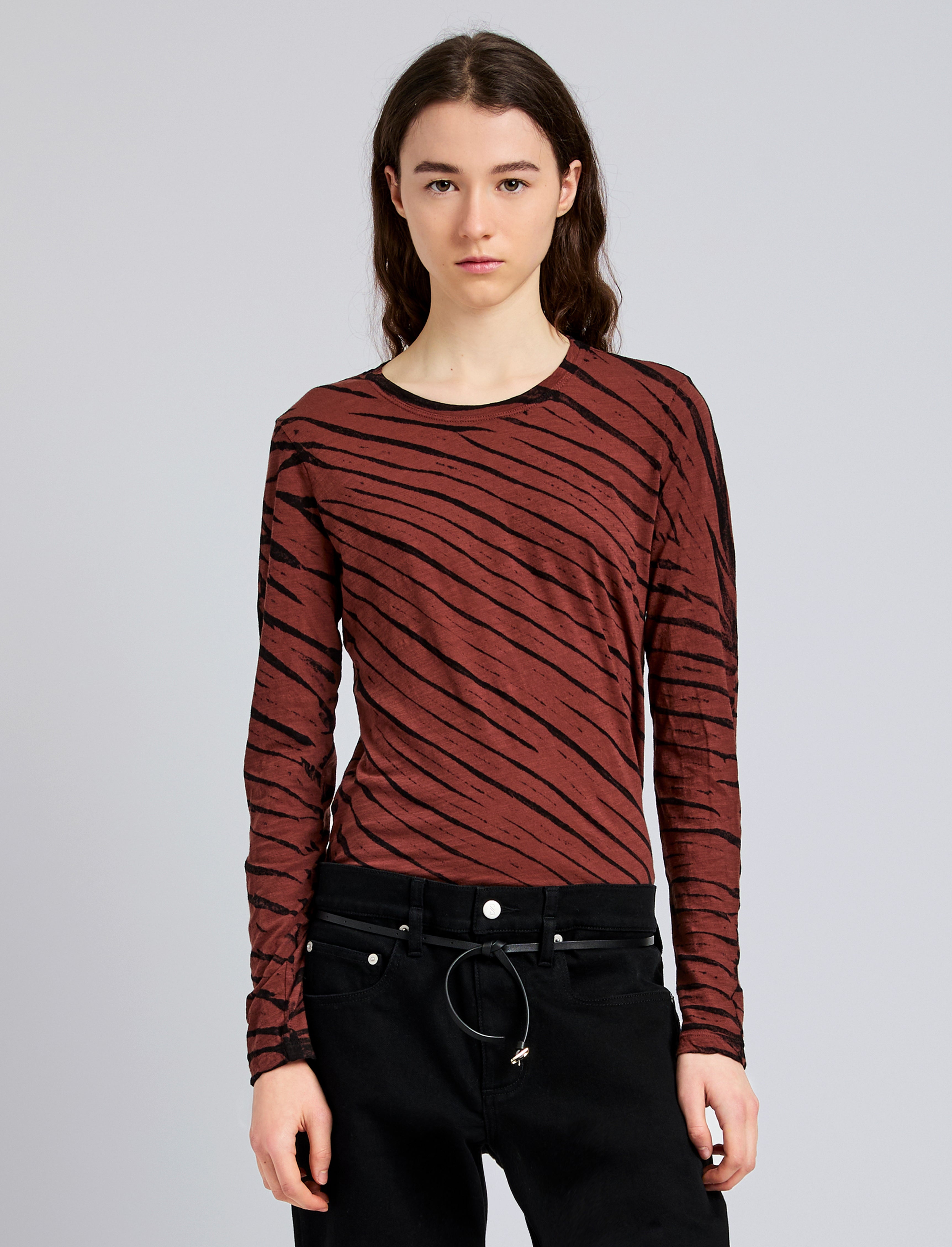 Mia T-Shirt in Tie Dye Tissue Jersey - 2