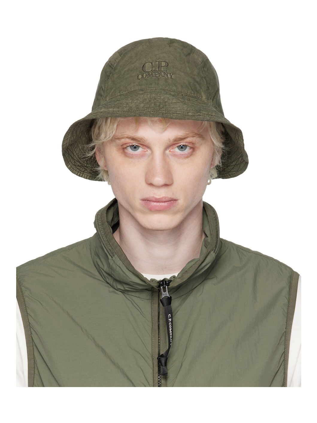 Green Ba-Tic Bucket Hat - 1