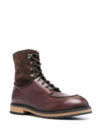 Tod's lace-up leather boots outlook