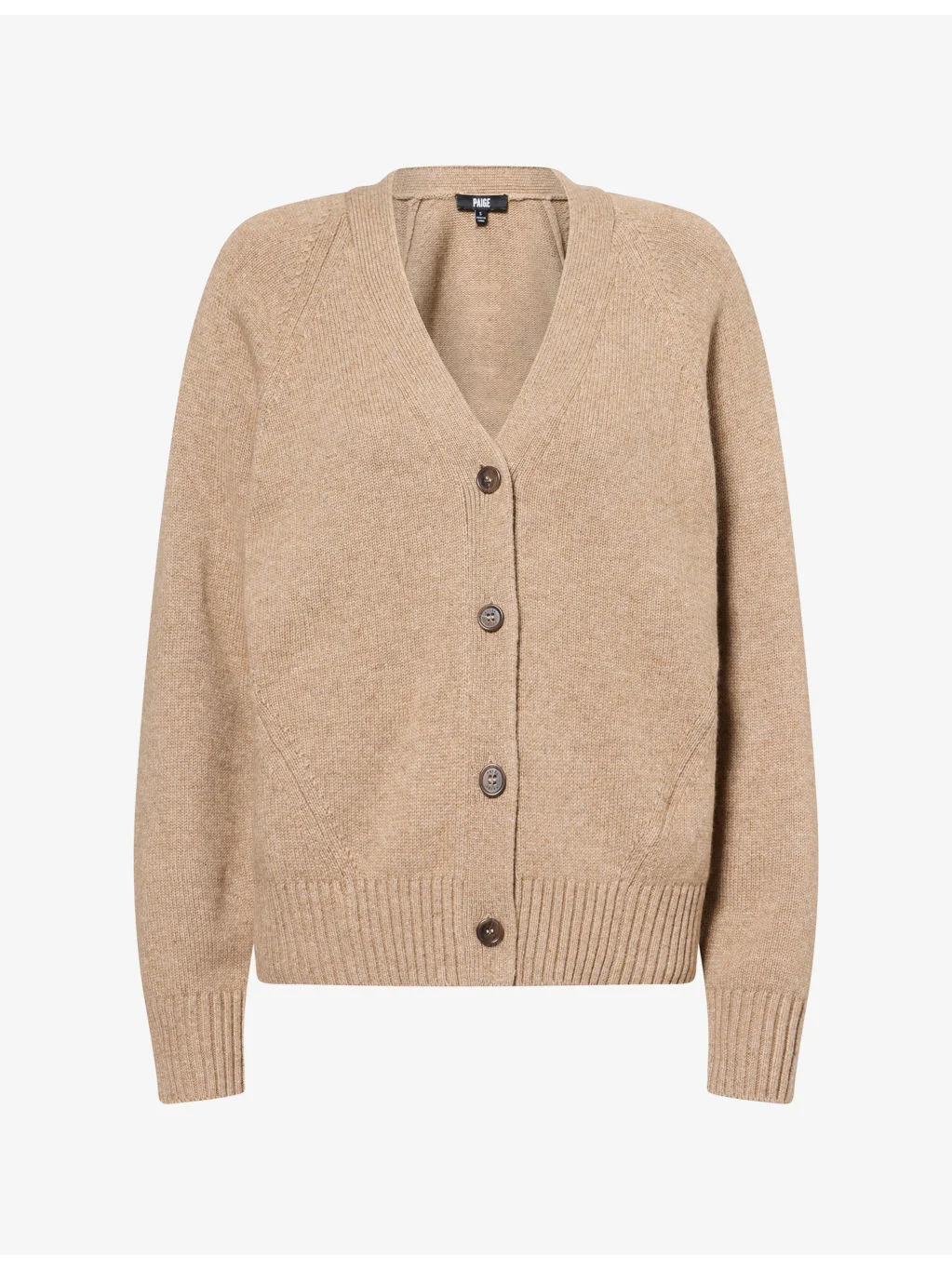 Hikari V-Neck Wool-Blend Cardigan - 1