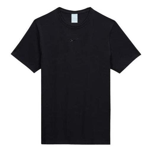 Nike x Drake NOCTA Series Crossover Small Logo Sports Round Neck Short Sleeve Asia Edition Black DA4 - 1