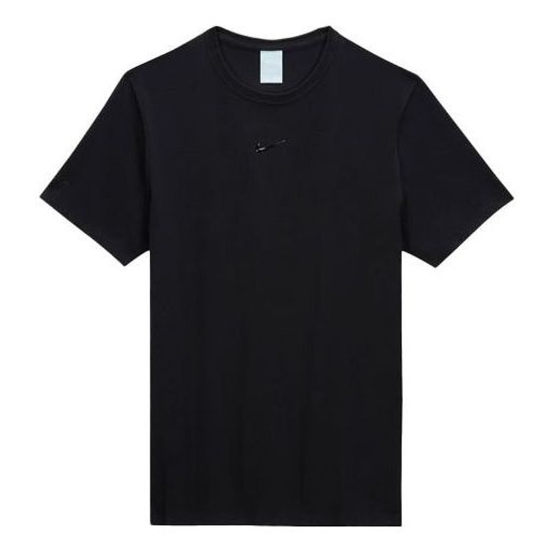Nike x Drake NOCTA Series Crossover Small Logo Sports Round Neck Short Sleeve Asia Edition Black DA4 - 1