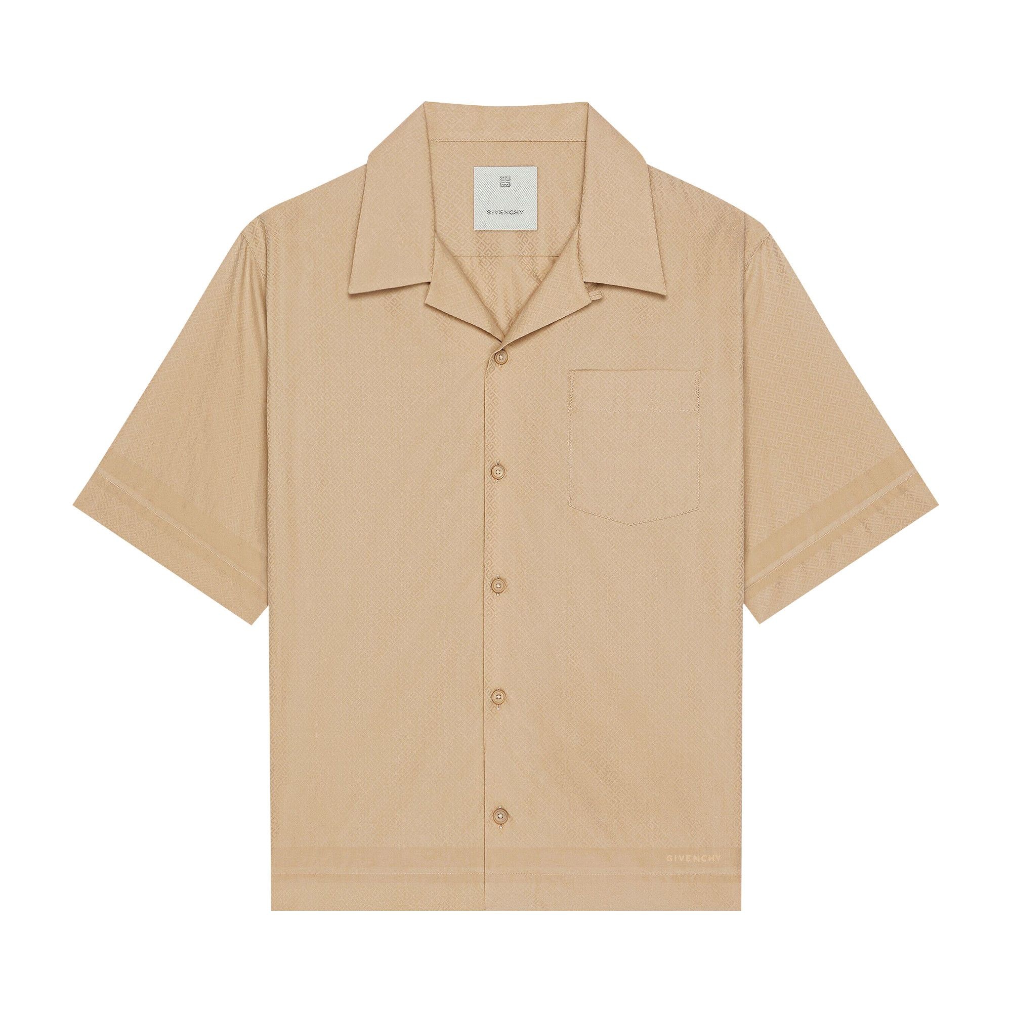 Givenchy Patterned Bowling Shirt 'Beige' - 1