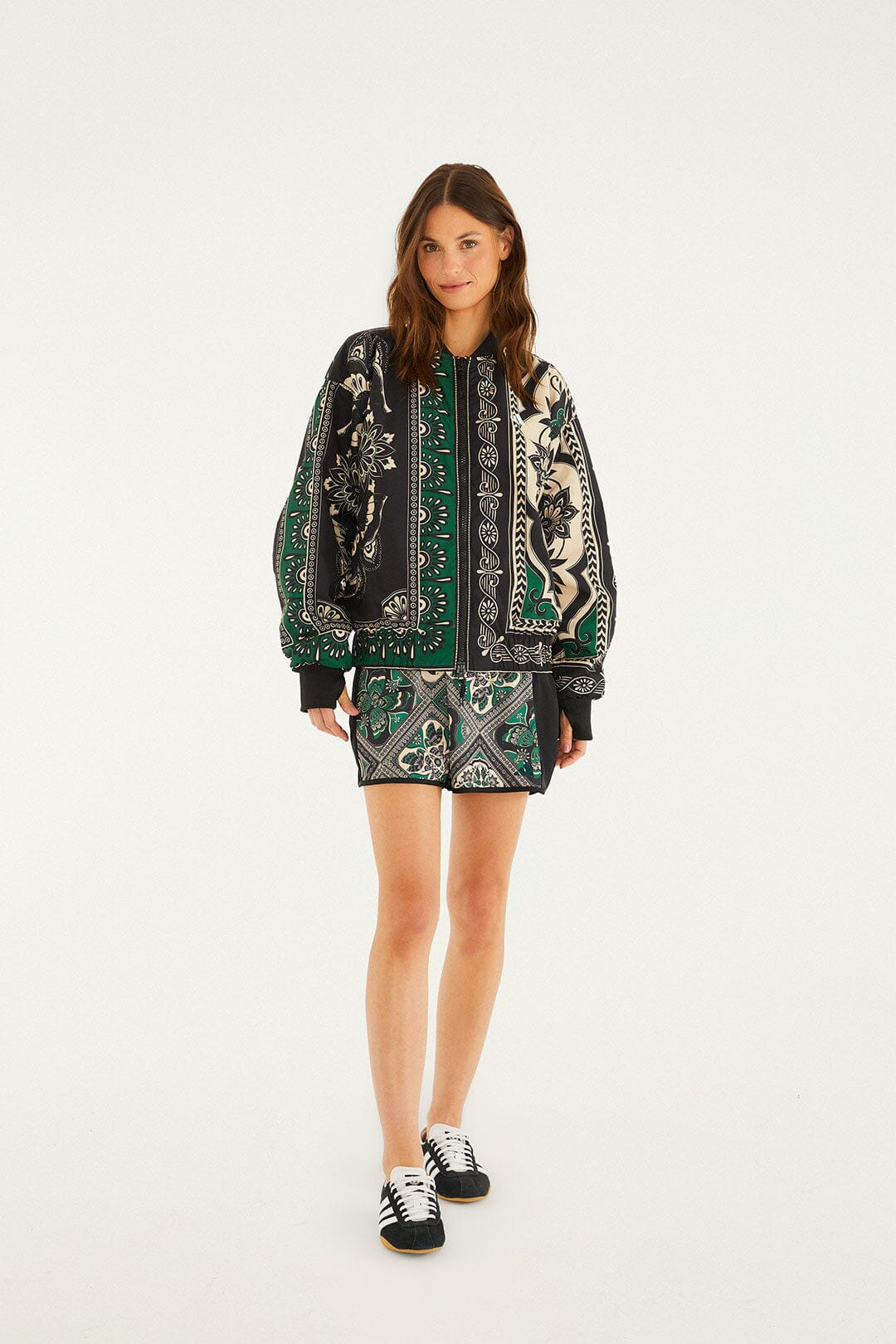 Borboho Scarves Black Adidas Jacket - 2