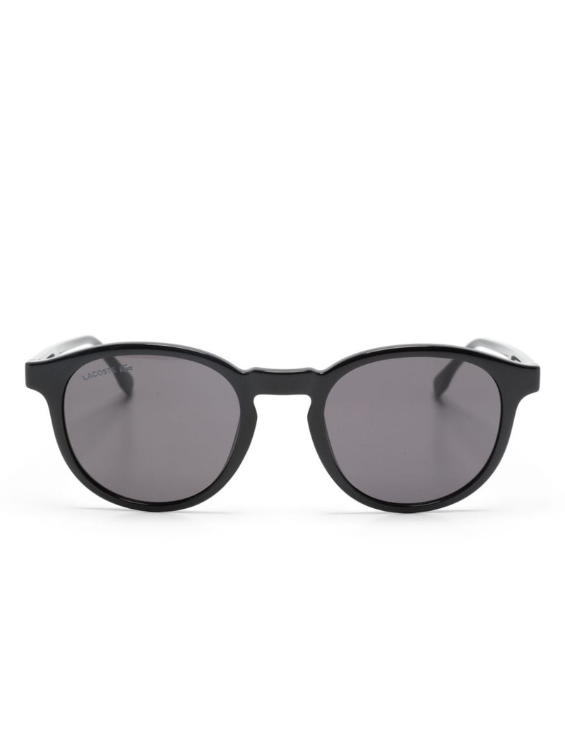 logo-engraved round-frame sunglasses 1