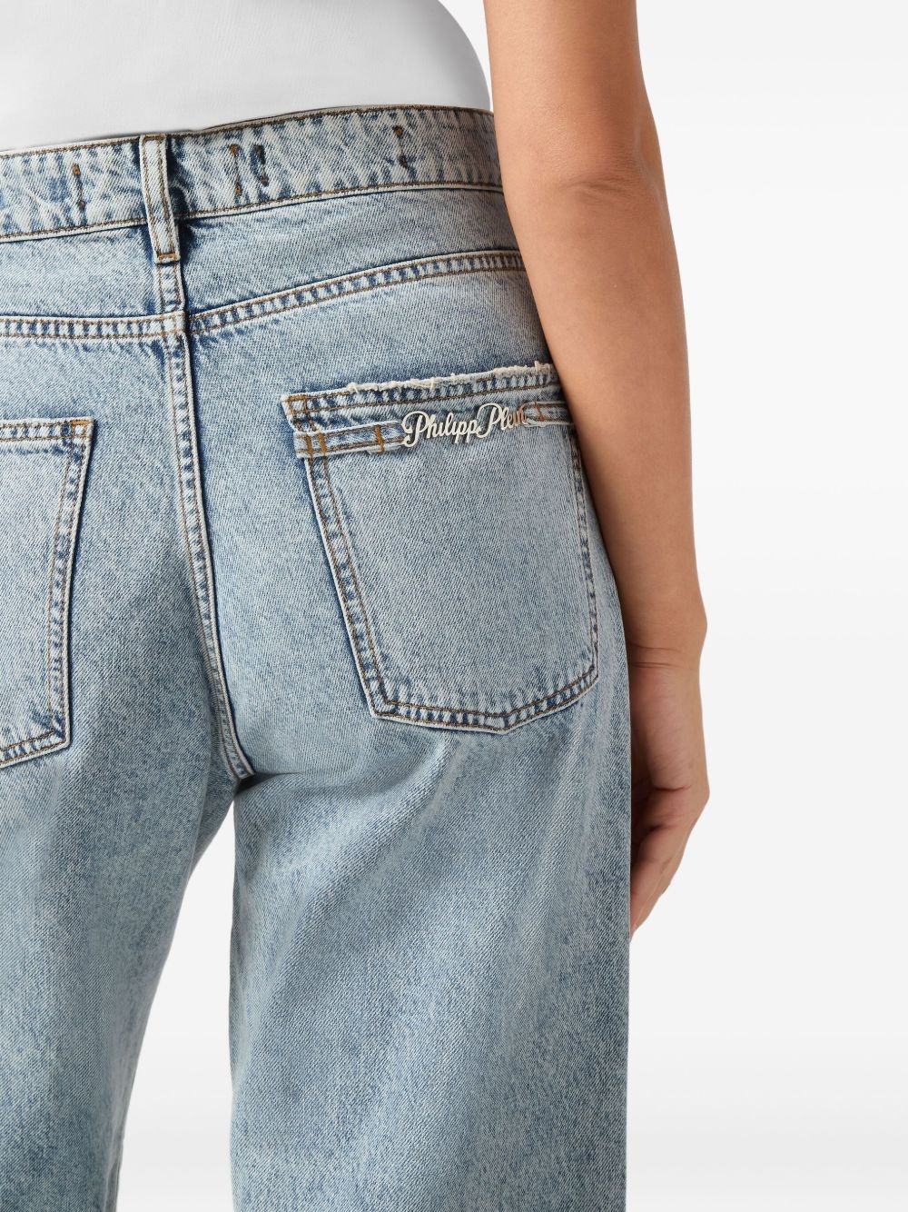wide-leg jeans - 4