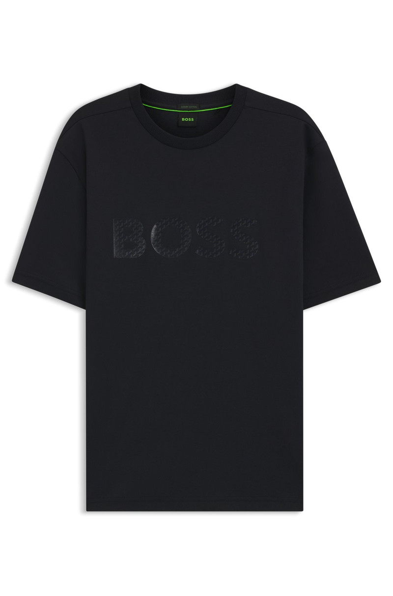 STRUCTURED-LOGO T-SHIRT IN COTTON JERSEY 1