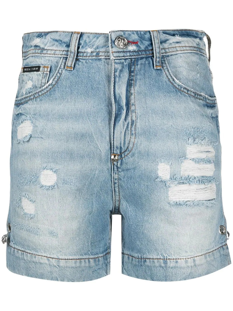 Iconic Pins denim shorts 1