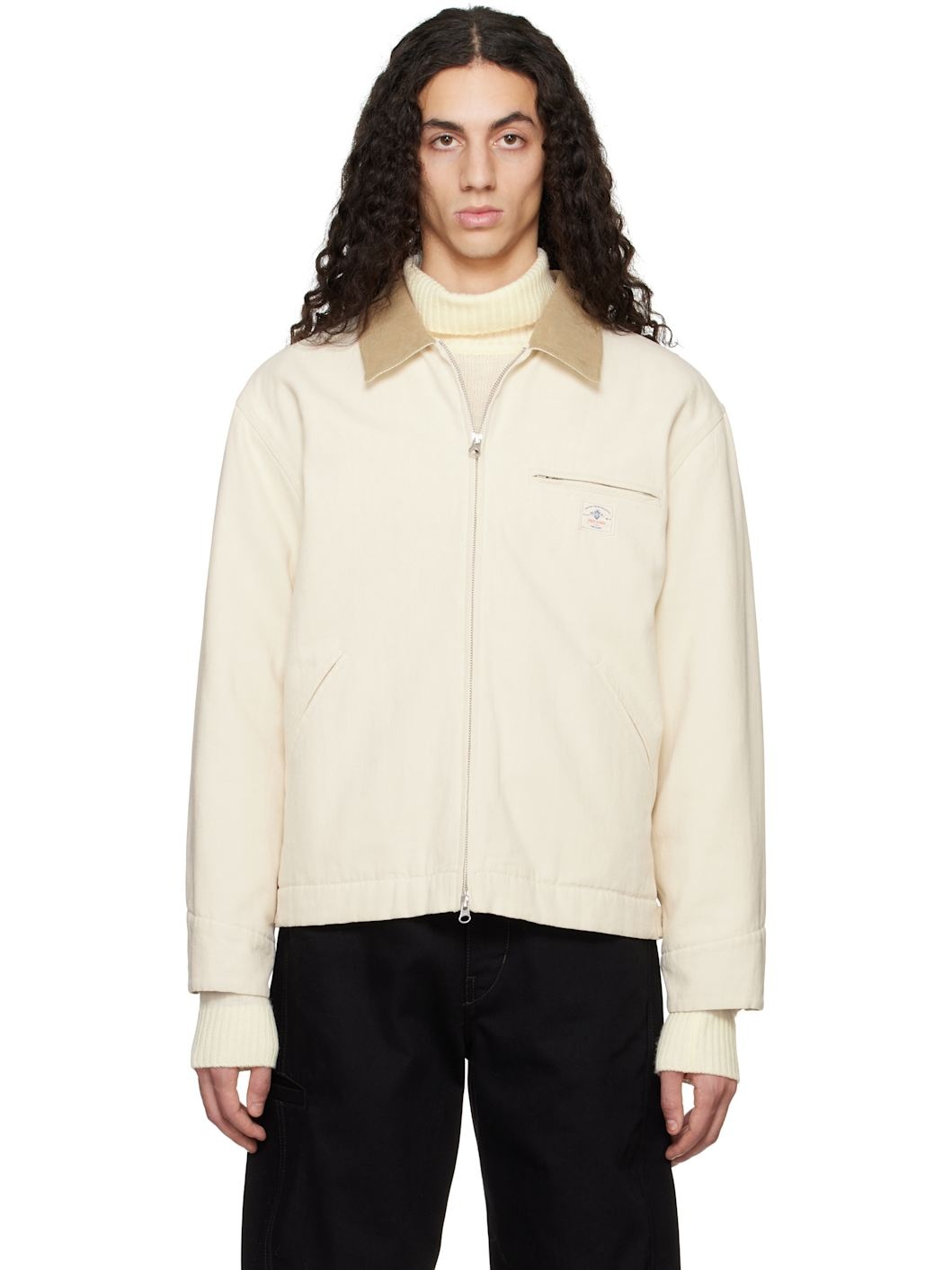 Dunst Off-White Vintage Work Jacket | REVERSIBLE