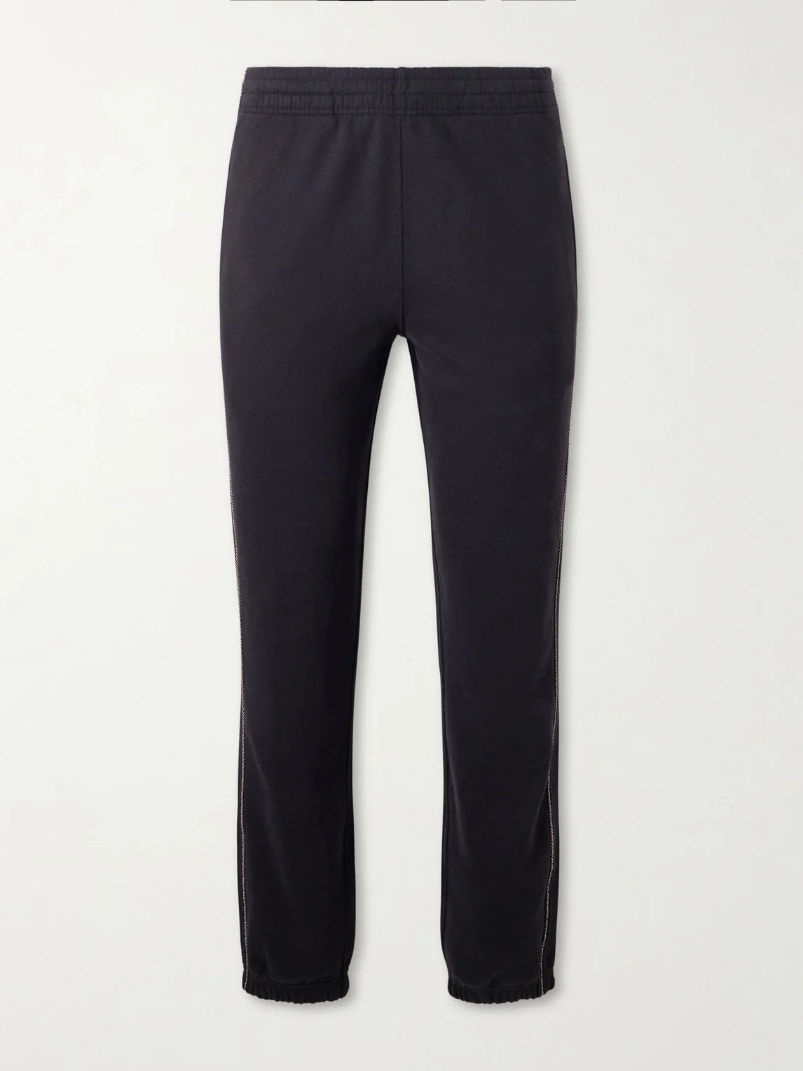 Tapered Checked Cotton-Jersey Sweatpants - 1