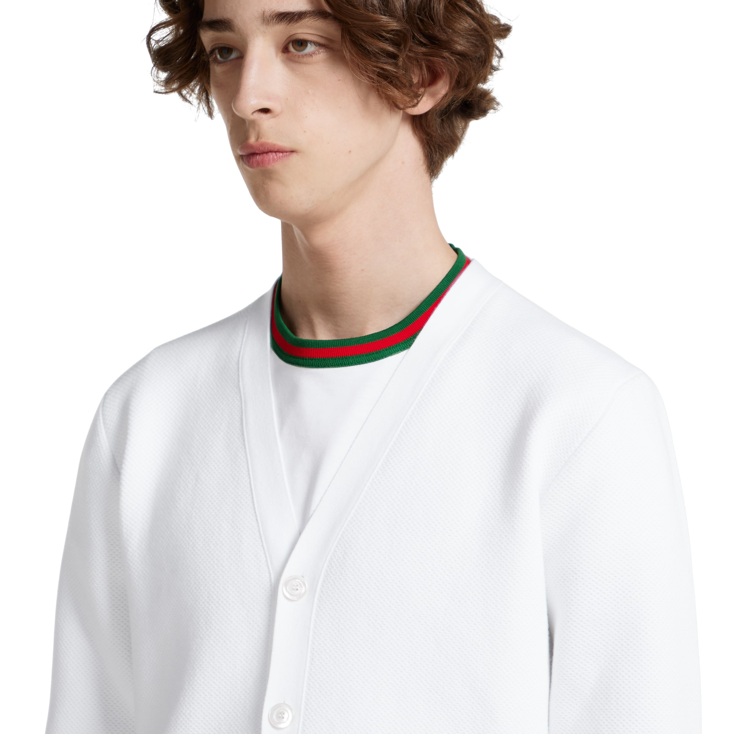 Cotton jersey T-shirt with embroidery - 5