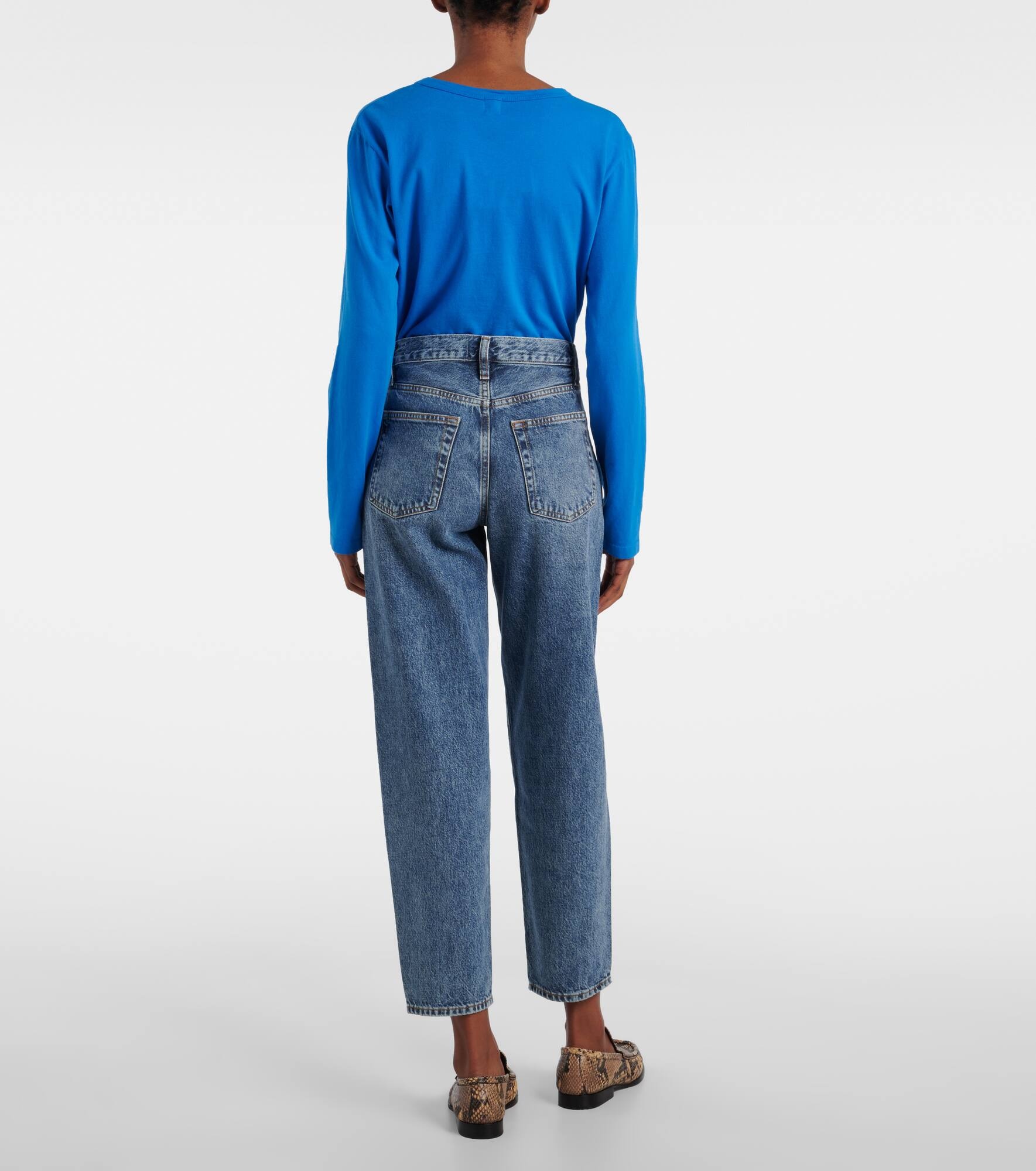 Candle mid-rise barrel-leg jeans - 3