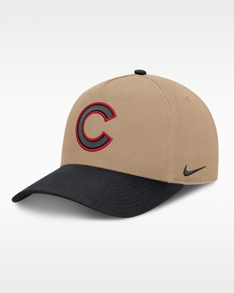 Chicago Cubs Rise Men's Nike MLB A-Frame Trucker Adjustable Hat 1