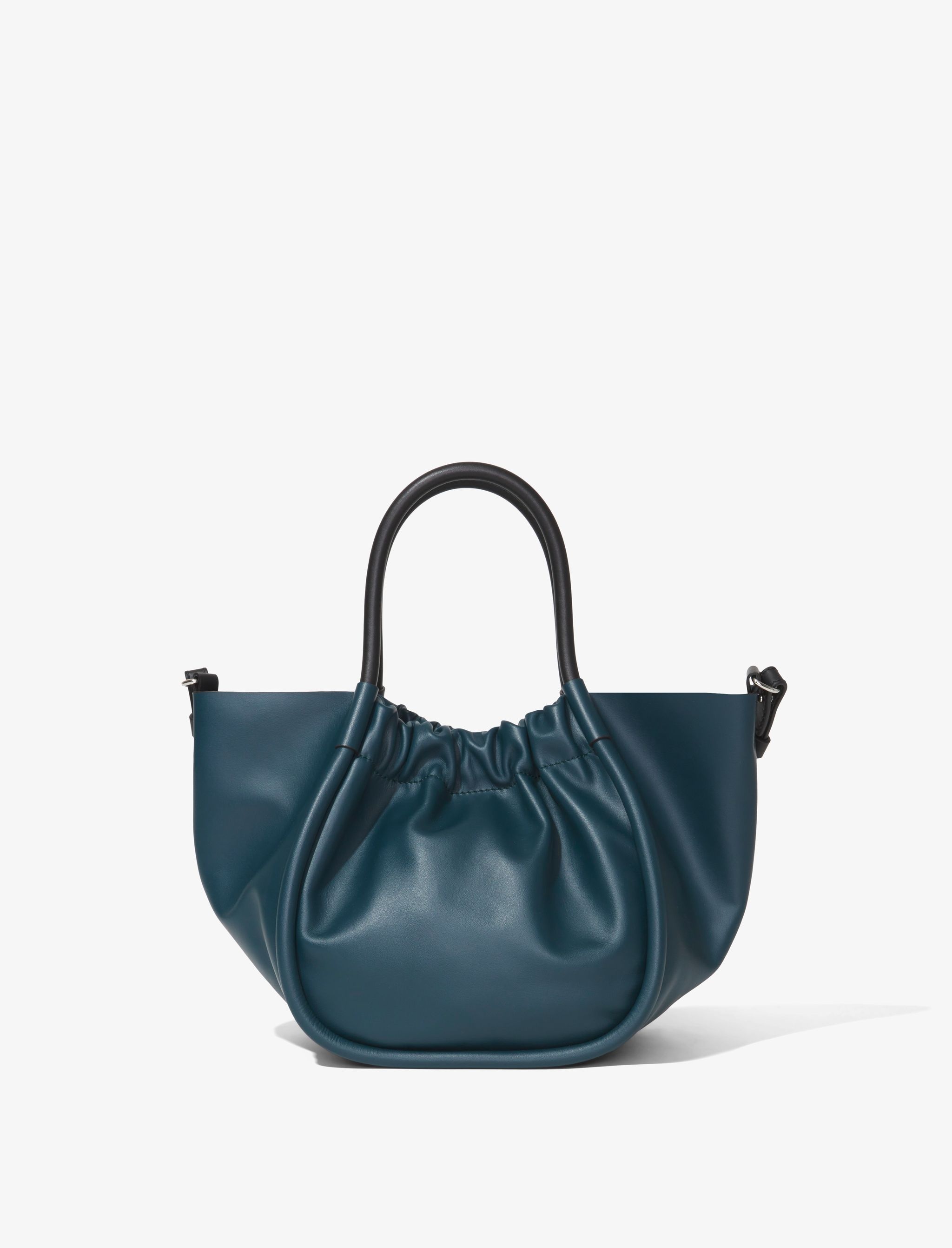 Small Ruched Crossbody Tote - 2