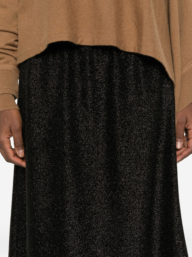 elasticated midi skirt 5