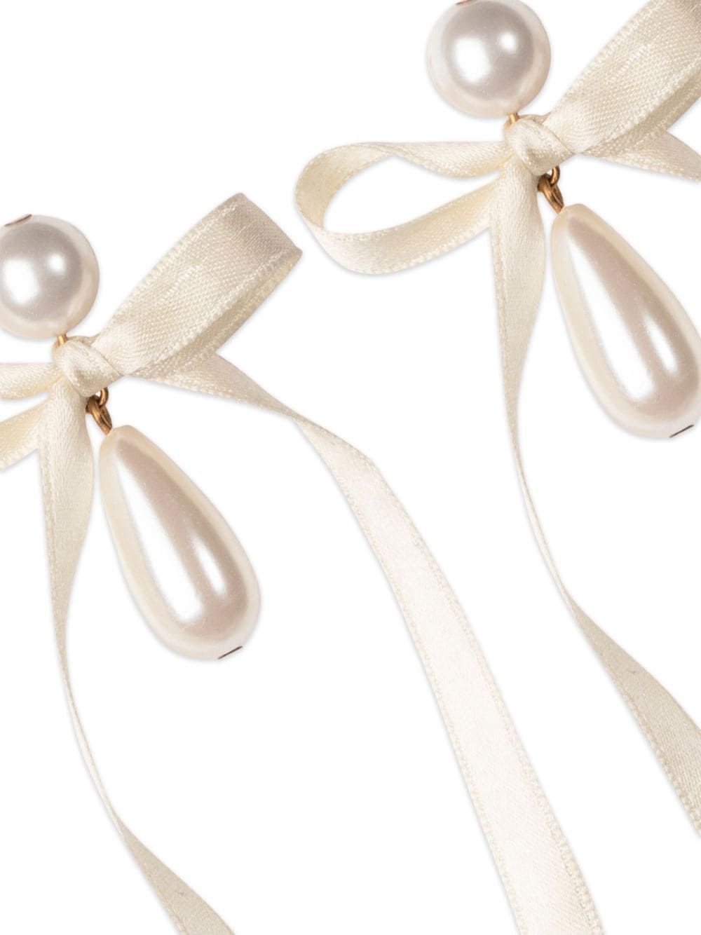 Sylvie bow-detail earrings - 2