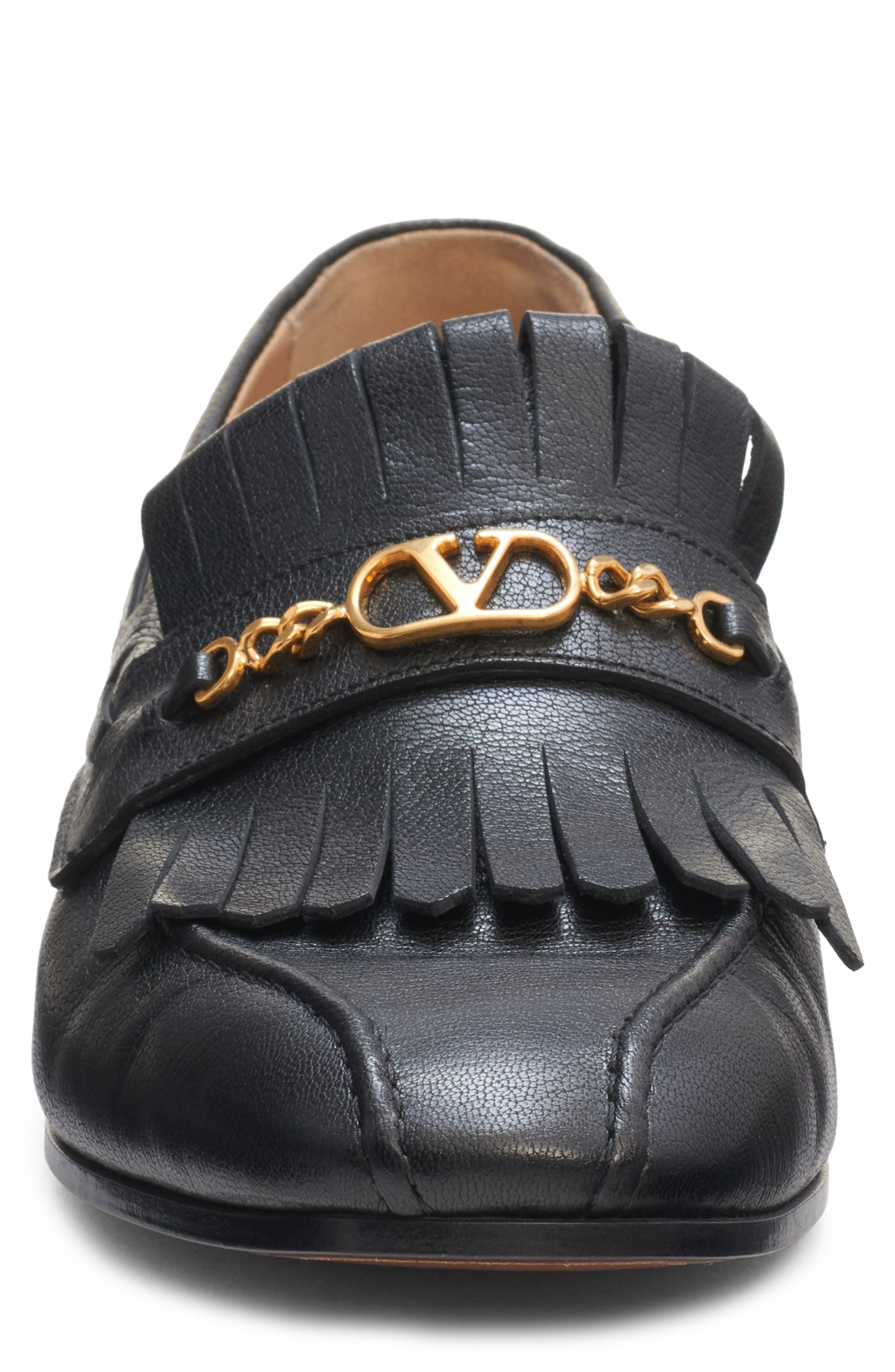Valentino Garavani VLOGO Signature Boat Shoe in Nero at Nordstrom - 4