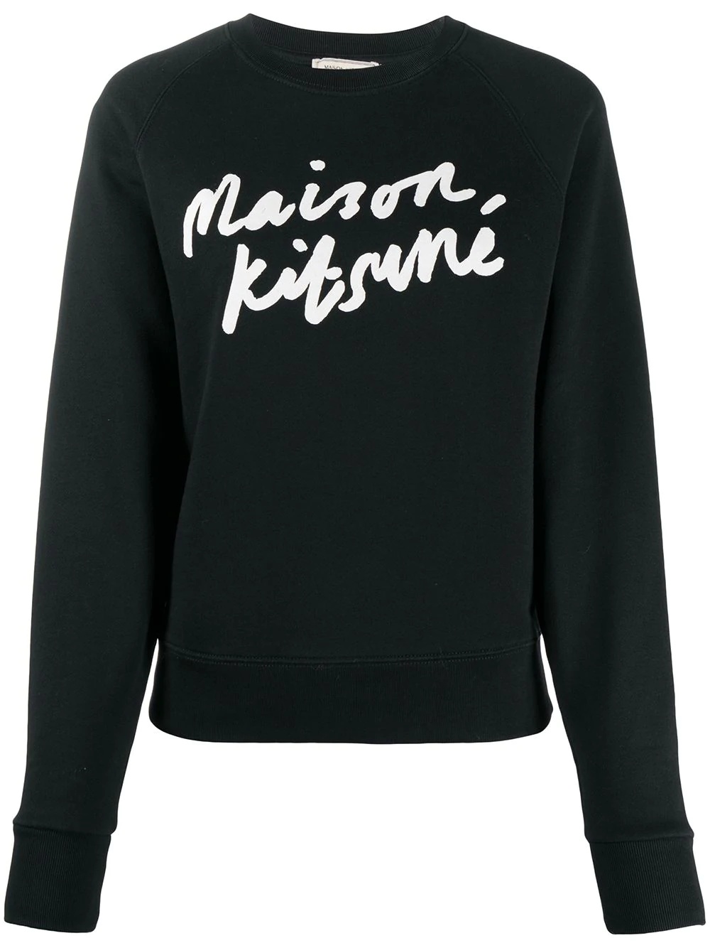 logo print sweatshirt - 1