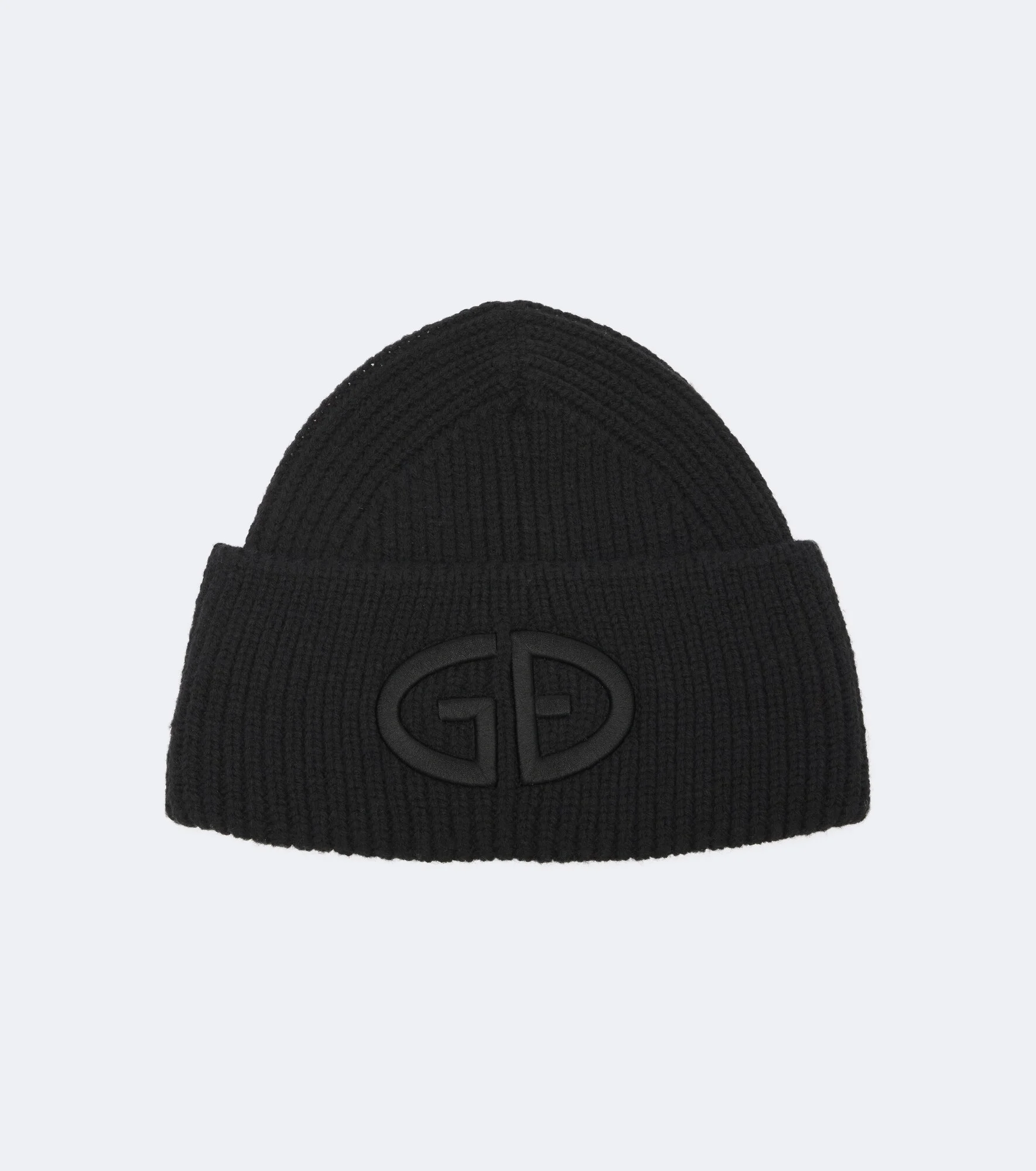 Valerie embroidered ribbed-knit beanie - 1