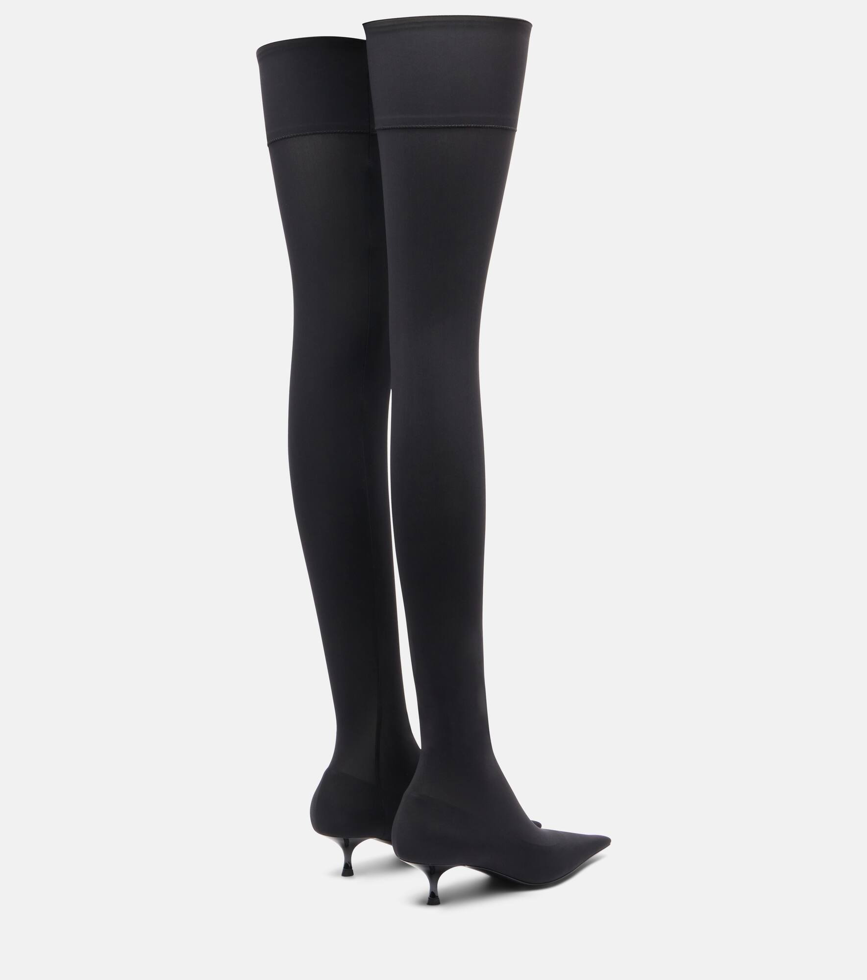 45 jersey over-the-knee boots - 2