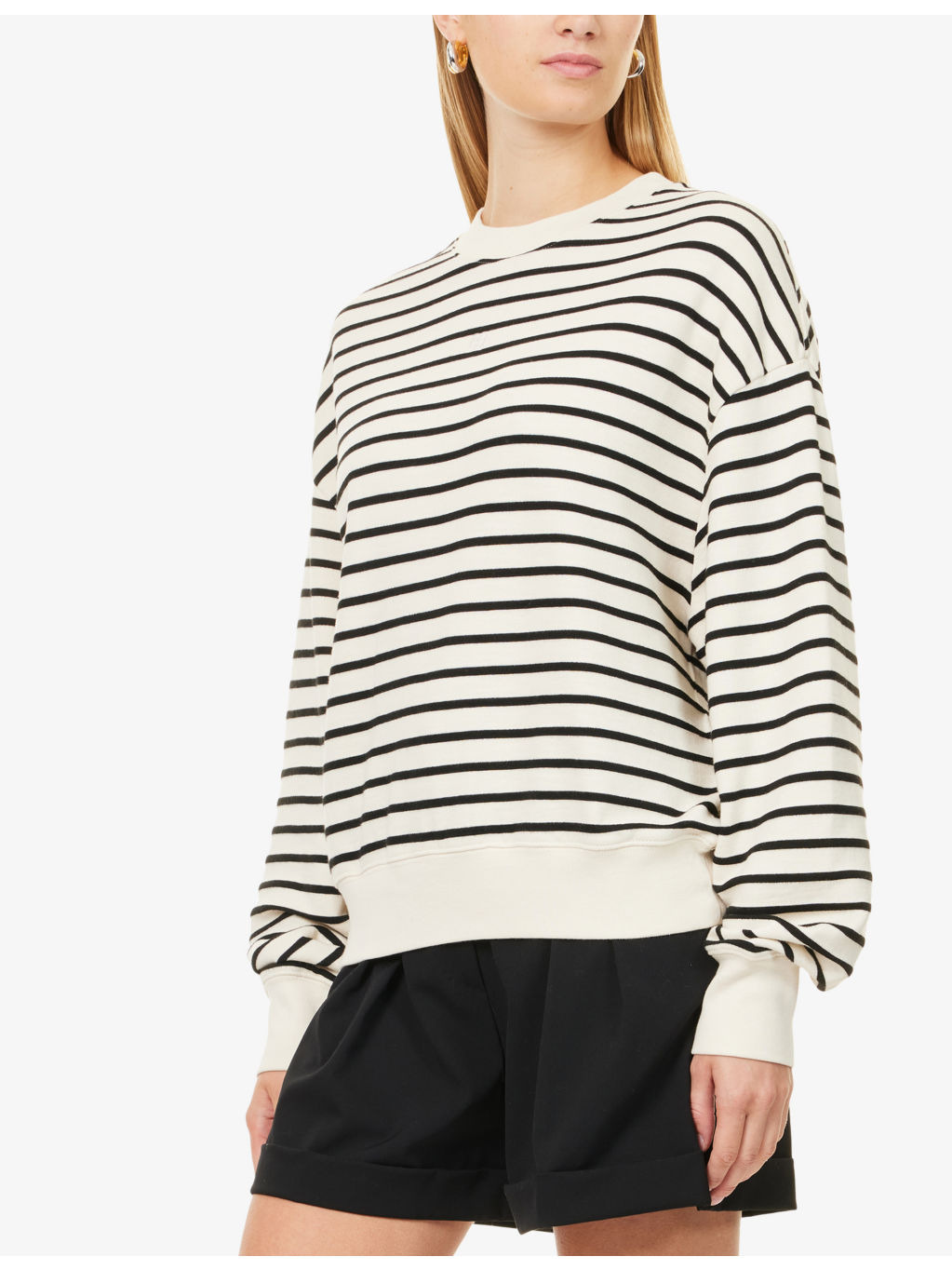 Dean Striped Cotton-Blend Sweatshirt - 3