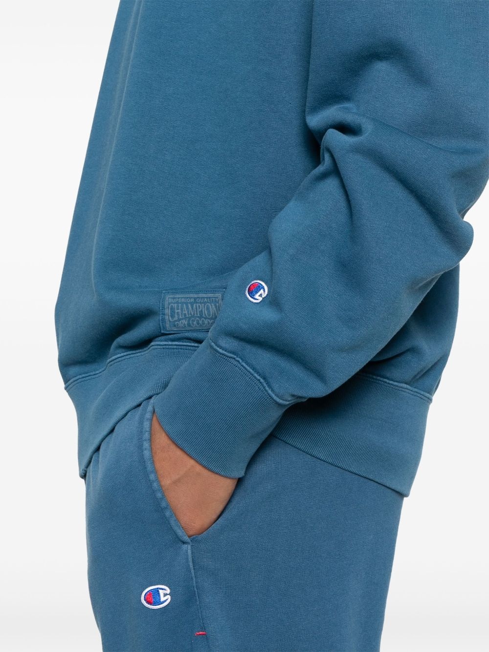 logo-patch sweatshirt - 5