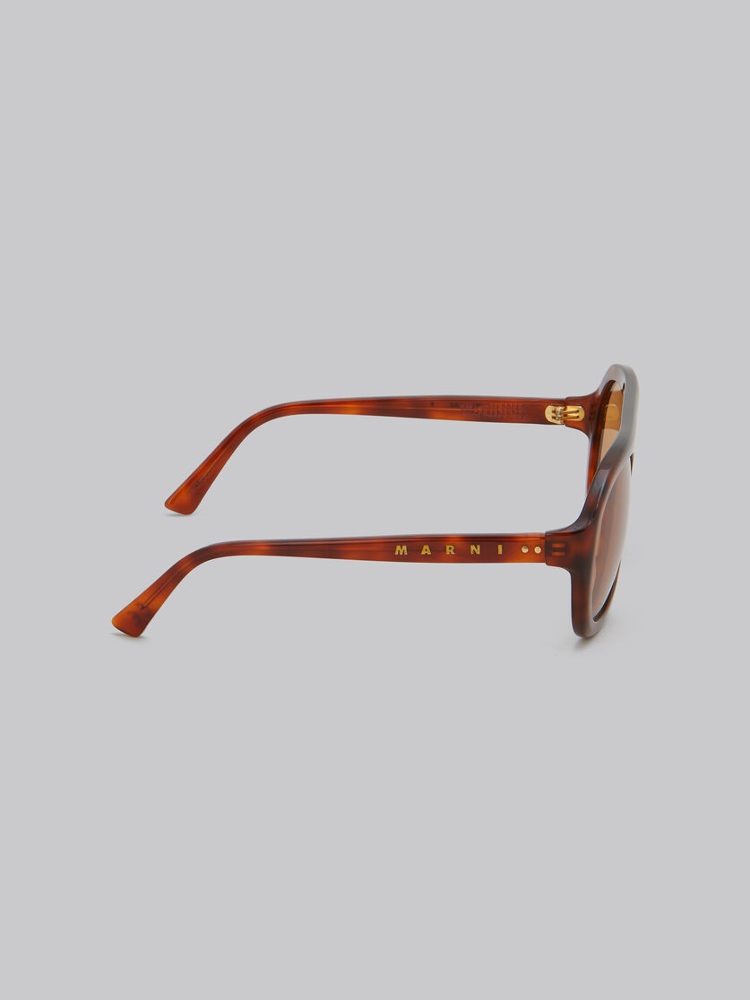 MOUNT TOC RED ACETATE AVIATOR SUNGLASSES - 4