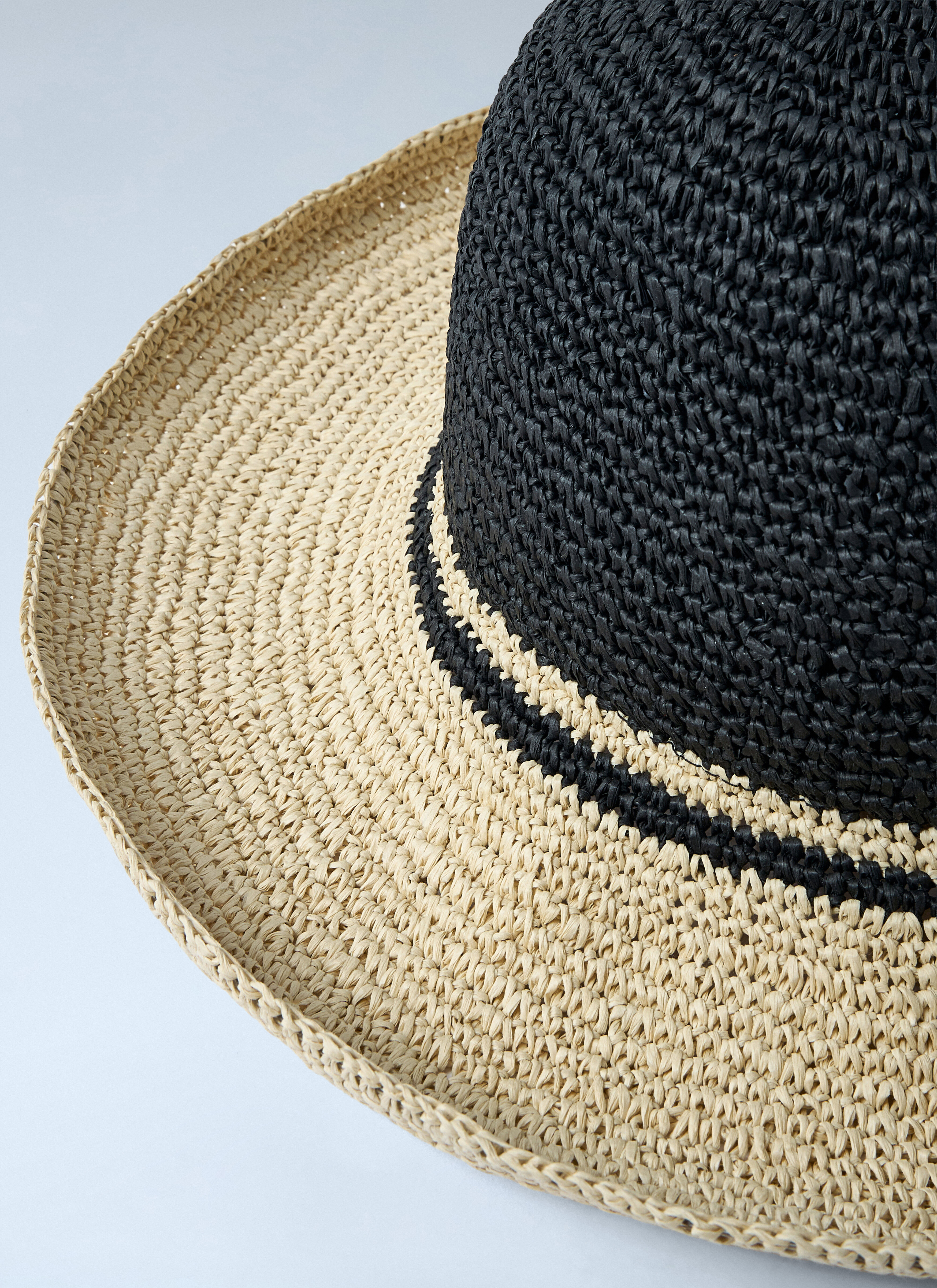 Straw Bucket Hat - 2
