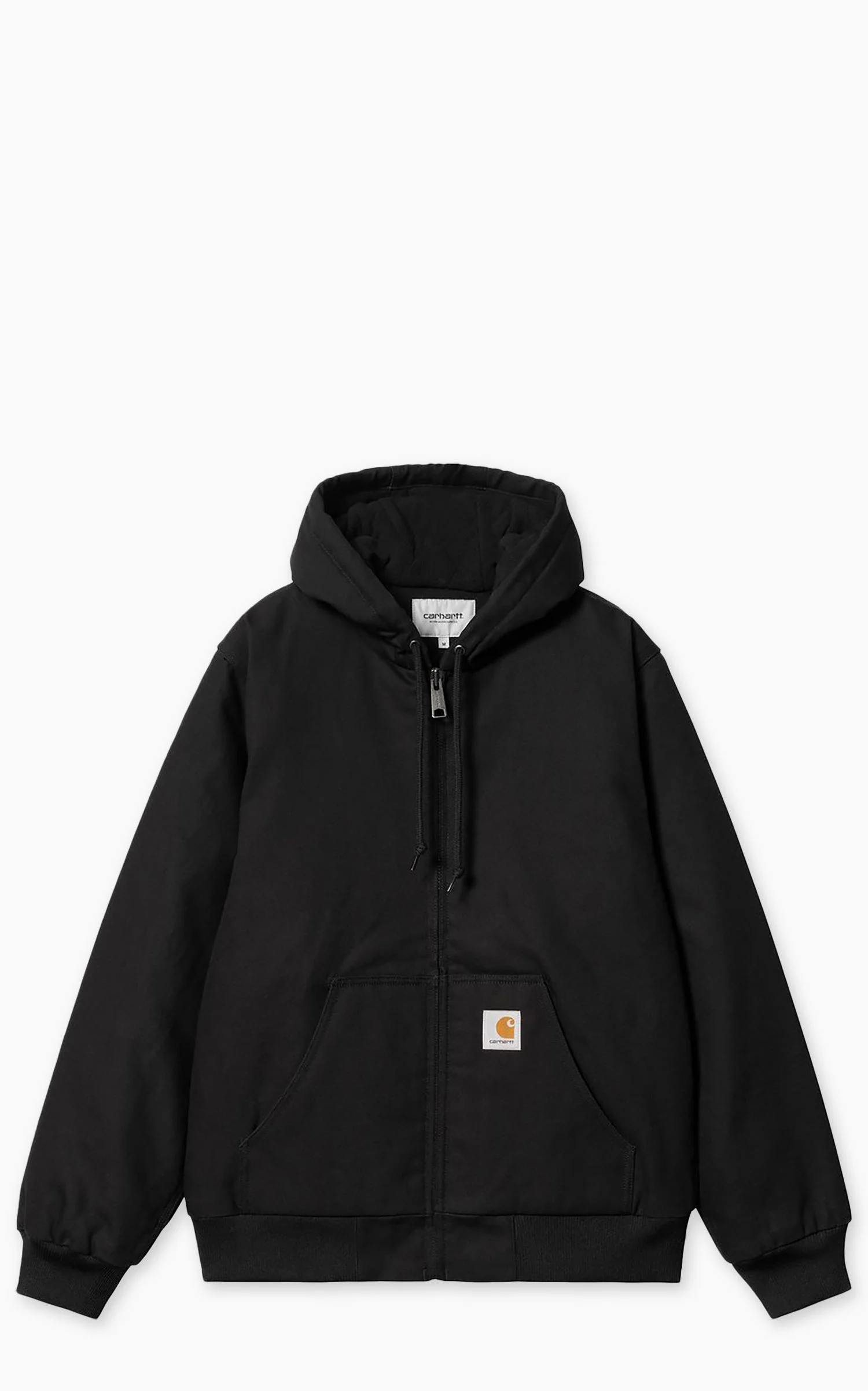CARHARTT WIP ACTIVE JACKET WINTER DEARBORN CANVAS RIGID BLACK - 1