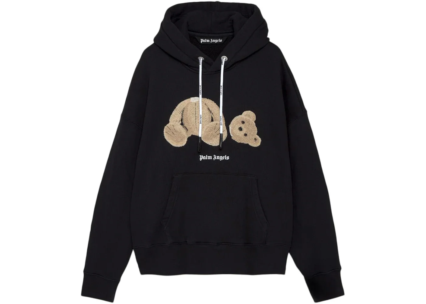 Palm Angels Bear Hoodie 1060 Black/Brown - 1