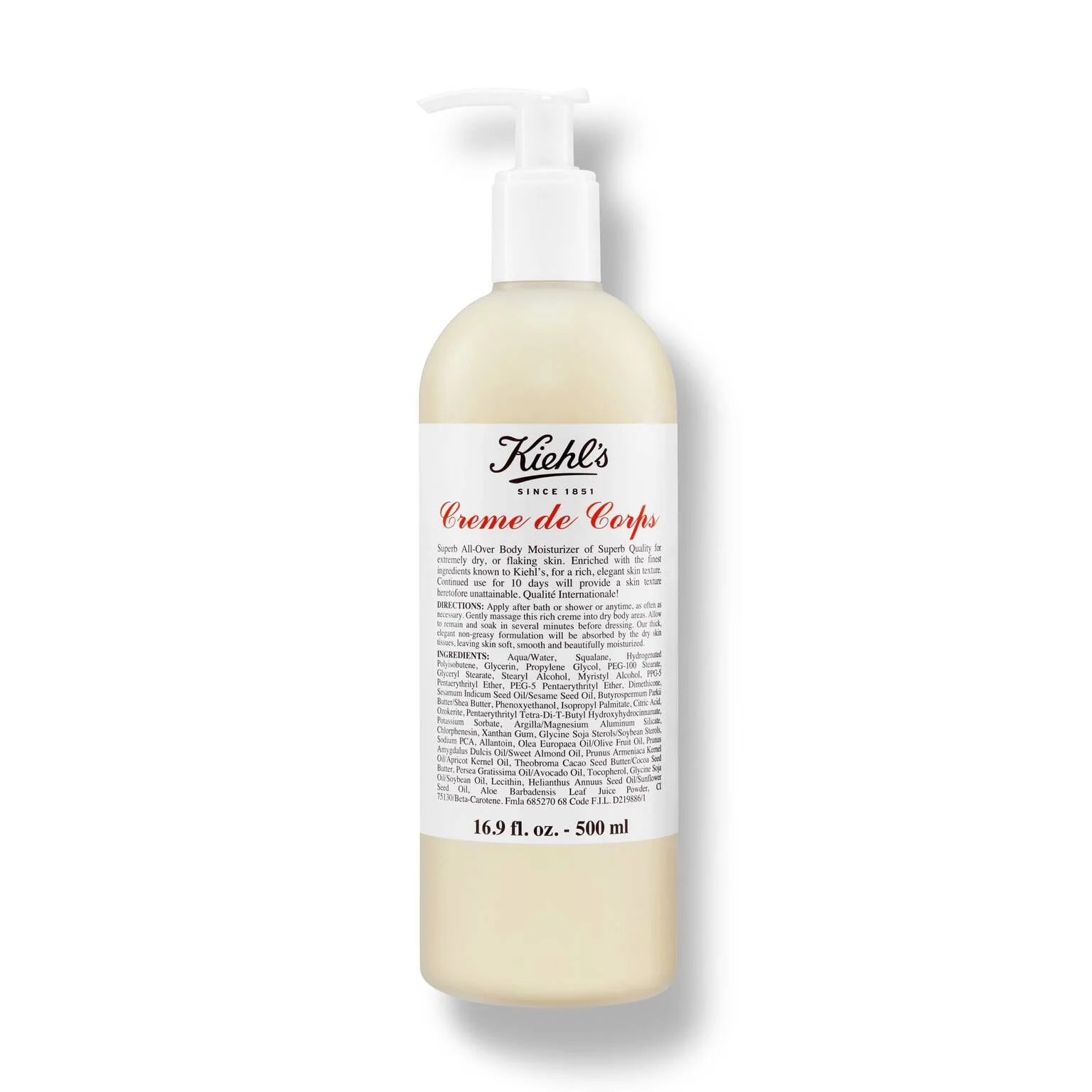 Creme de Corps Refillable Body Lotion with Cocoa Butter - 1