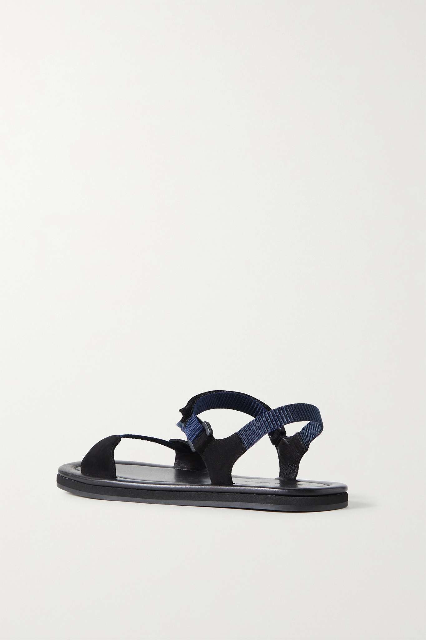 Hacker suede-trimmed webbing sandals - 3