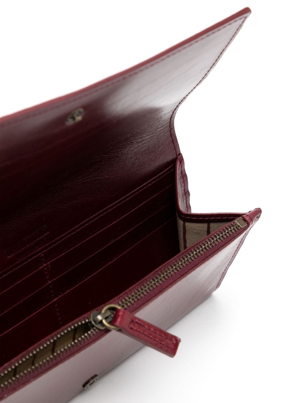 logo-debossed leather wallet - 3