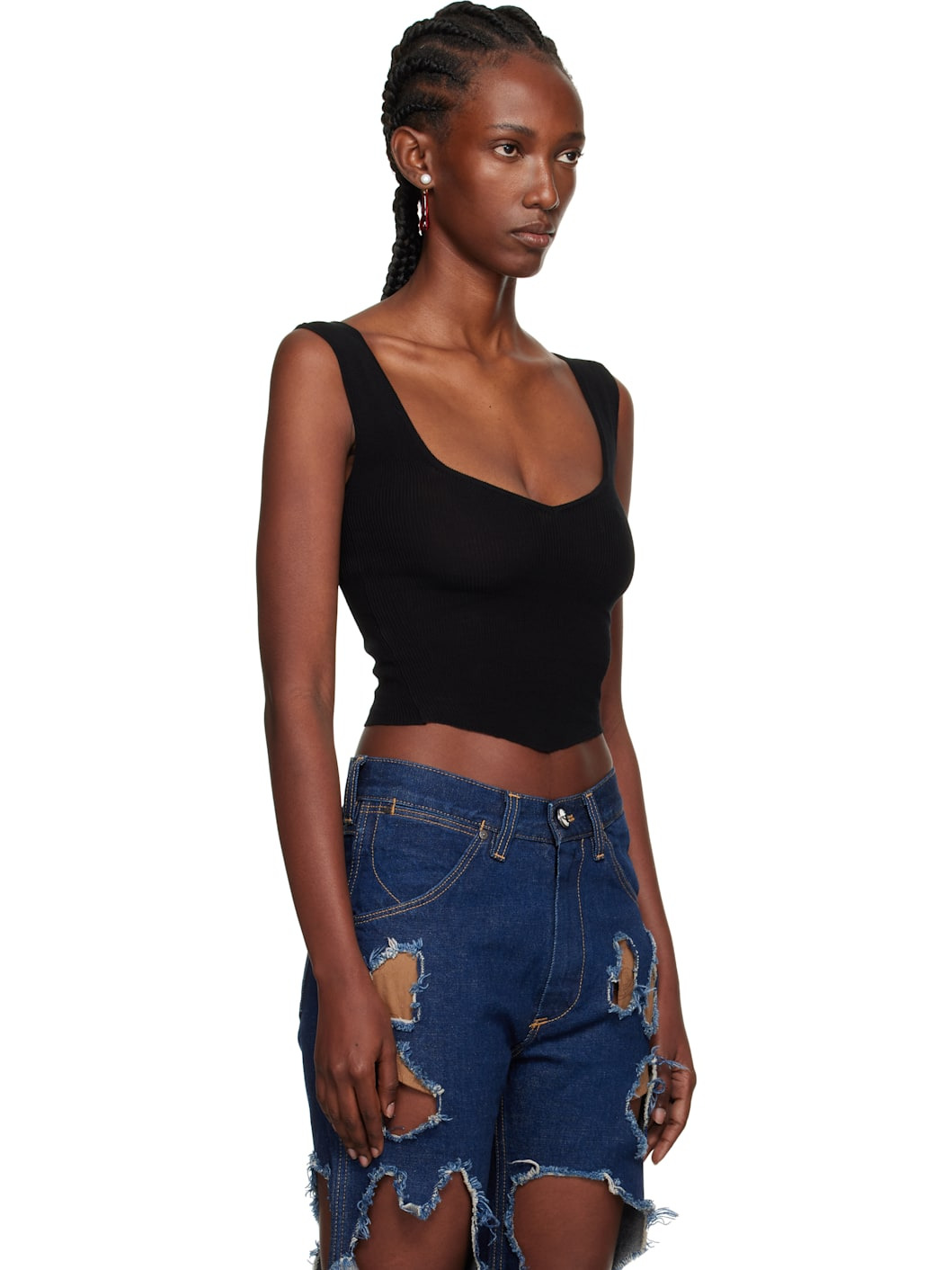 Black Sole Bodice Top - 2