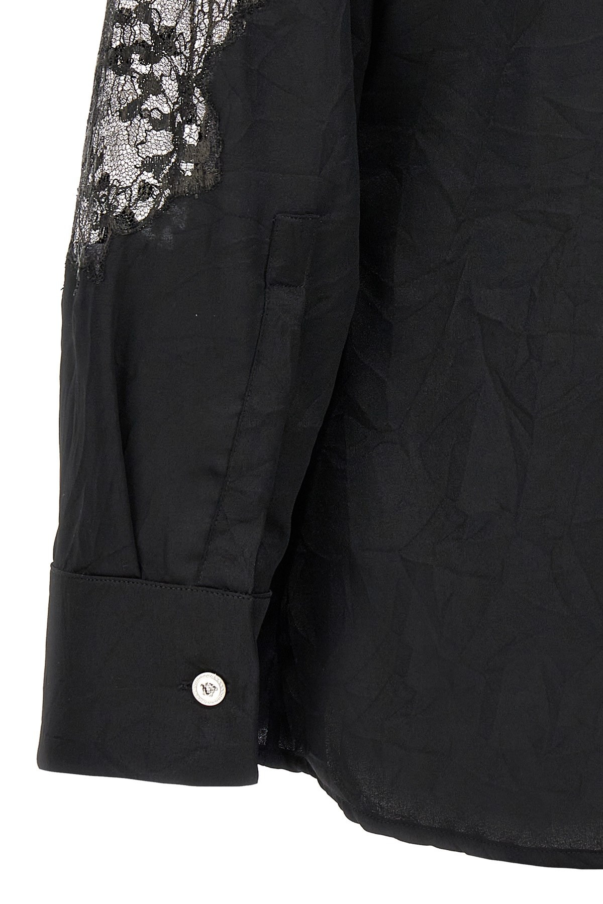 Satin lace shirt - 4