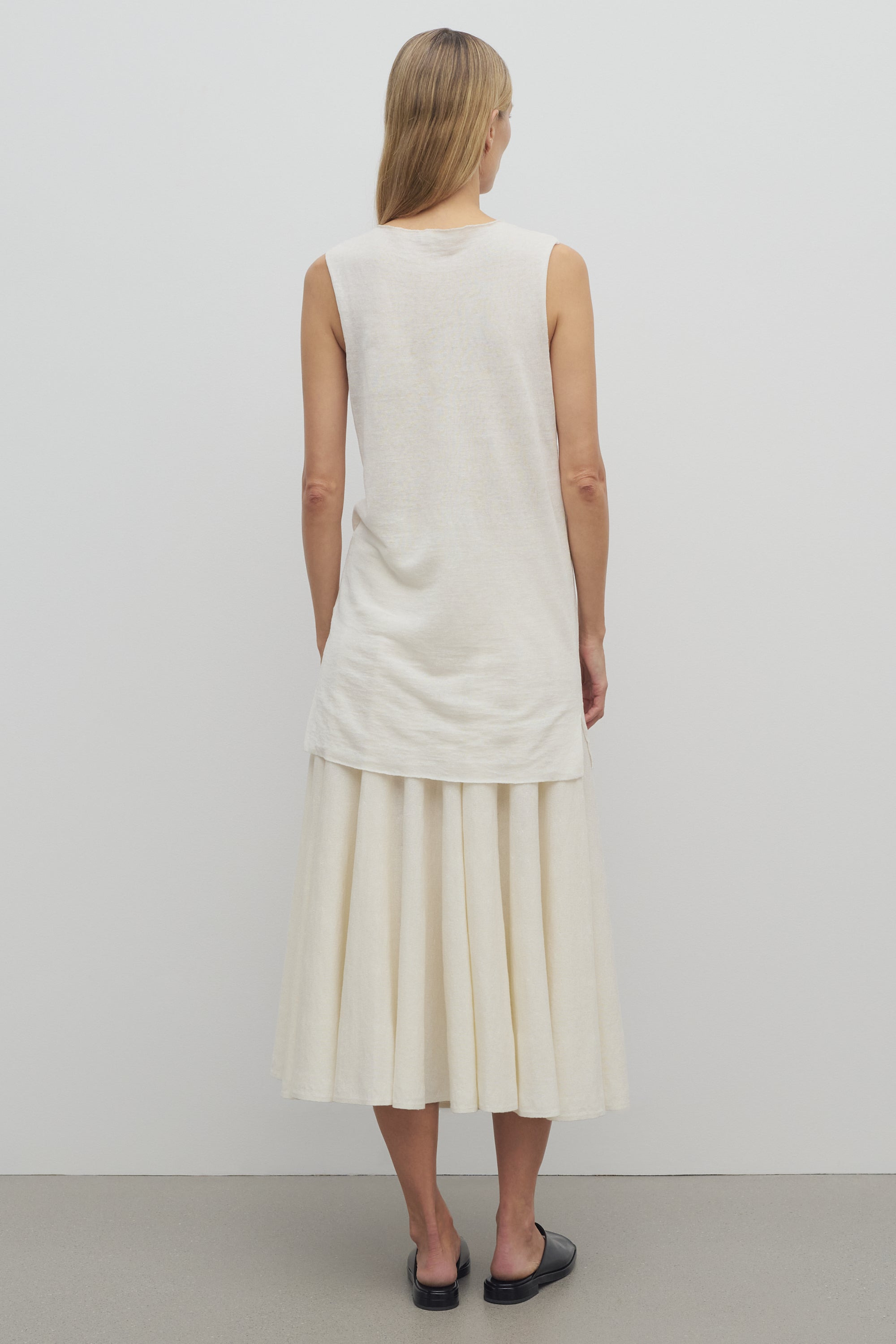 Jaliah Skirt in Cotton and Linen - 5