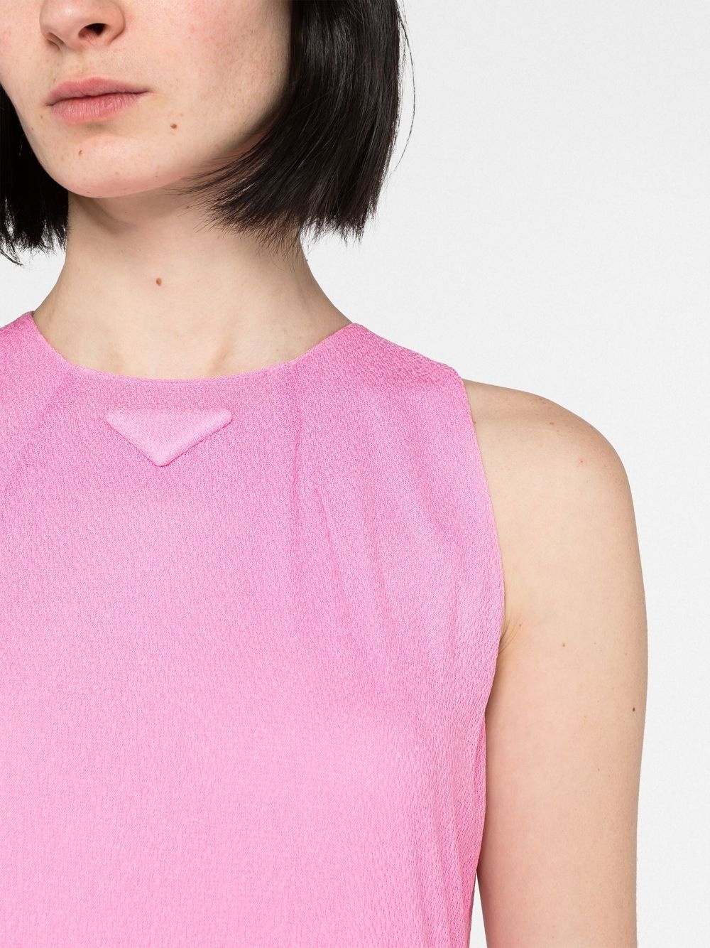 triangle logo maxi dress - 3