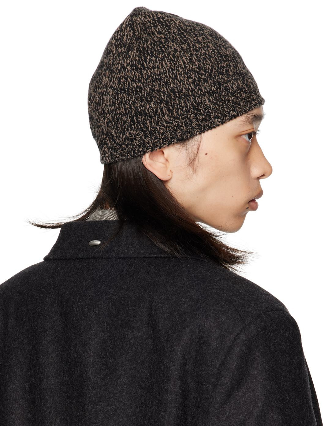 Black & Brown Classic Beanie - 3
