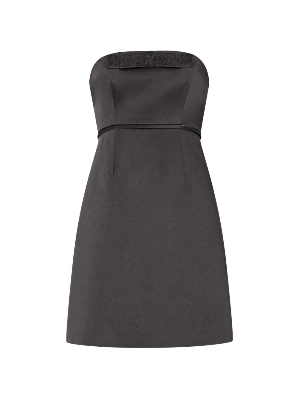 Robin Duchess bow-embellishment mini dress - 1