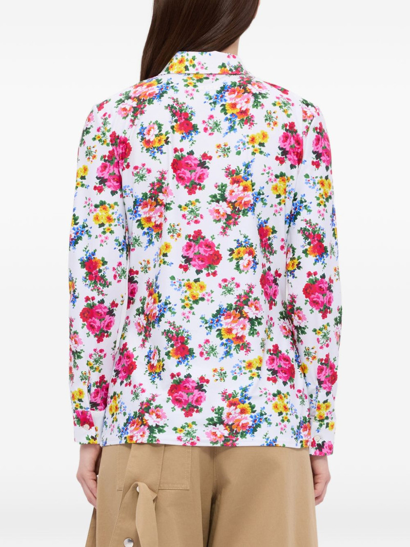 floral-pattern shirt 4